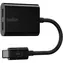 Belkin USB-C adaptér audio/napájení černá / 2x USB-C / 60W
