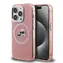 Karl Lagerfeld IML K&CH Heads Repeated Logo MagSafe Zadní Kryt pro iPhone 15 Pro Max Pink