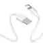 Dudao Datový kabel  L1L / USB-A / Lightning 3A / 1 m / bílá