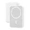 Dudao K26 10000mAh bílá / Powerbanka / MagSafe / USB-A / USB-C / 20W