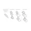 Forever SIM ADAPTÉR SET / MICRO SIM 3ff-2ff & NANO 4ff-2ff & NANO 4ff-3ff s aplikátorem