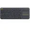 Logitech Wireless K400 Plus US / Bezdrátová klávesnice / Touchpad / USB / US
