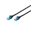 DIGITUS Ecoline Patch Cable černý 1m / UTP / CAT 5e / AWG 26:7
