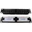 DATACOM Patch panel 10“ UTP / CAT5E / 12portů