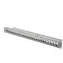 DIGITUS Patch Panel, Blank, 24 Port, Unit Heigth, with blanck panel, grey color 7035 Color grey RAL 7035