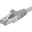 PremiumCord FTP CAT6 20m / Patch kabel / RJ45-RJ45 / šedá
