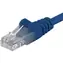 PremiumCord UTP CAT6 1m / Patch kabel / RJ45-RJ45 / modrá