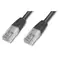 PremiumCord UTP CAT6 3m / Patch kabel / RJ45-RJ45 / černá