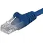 PremiumCord UTP CAT5E 1m modrá / Patch kabel / RJ45-RJ45