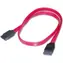 PremiumCord 0,75m datový kabel SATA150/300 červený