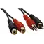 PremiumCord / prodlužovací / 2xCINCH M - 2xCINCH F / 5m