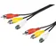 PremiumCord Kabel 3x CINCH-3x CINCH M/M 2m