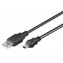 PremiumCord Kabel USB, A-B mini, 5pinů, 1m