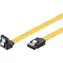 PremiumCord SATA III 90° kabel s kovovou západkou 0.3m