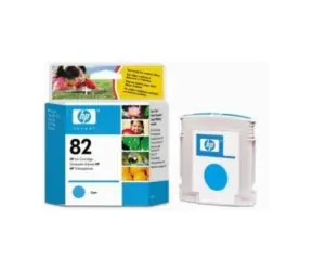HP C4911A No. 82 Cyan Ink Cart pro DJ 500/800, 69 ml