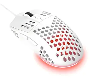 Trust GXT 928W Helox bílá / Herní myš / optická / 6400 DPI / 6 tlačítek / USB-A