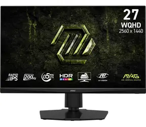 27" MSI MAG 272QPF E20 černá / Herní monitor / QHD / IPS / 200Hz / 0,5ms / HDMI+DP / VESA