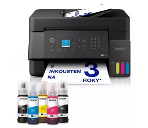 Epson EcoTank L5390 černá / Inkoustová multifunkce / A4 / 33ppm / 5760x1440dpi / tisk & sken. & kop. & fax / USB