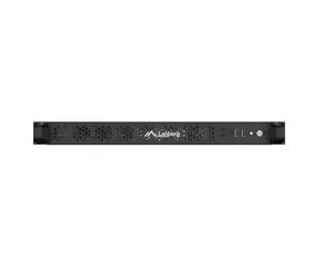 Lanberg SC01-6501-12B / Serverové šasi / 19" 1U / E-ATX / 8x 40 mm PWM / bez zdroje