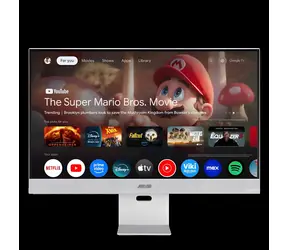 31,5" ASUS ZenScreen MS32UC stříbrná / Monitor / IPS / 4K UHD / 60Hz / Google TV / USB-C 90W