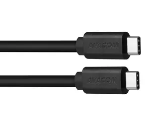AVACOM USB Type-C - USB Type-C černá / Kabel USB / 3A / 100cm