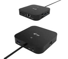 i-tec USB-C Dual Display 4K / Dokovací stanice / HDMI & DisplayPort / Power Delivery 100W / LAN