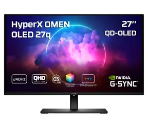 27" HP OMEN 27q černá / Herní monitor / QD-OLED / QHD / 240Hz / 0,03ms / DP+HDMI