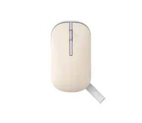 ASUS MD100 béžová / Bezdrátová myš / optická / 800-1600 DPI / 3 tlačítka / BT 5.0 / 2.4GHz