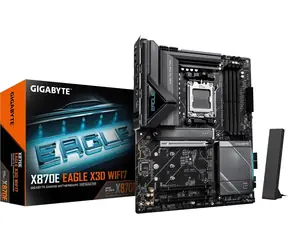 Gigabyte X870E EAGLE X3D WIFI7 / Základní deska / AMD X870E / DDR5 / SATA III RAID / USB / 5GLAN / M.2 / sc.AM5 / ATX