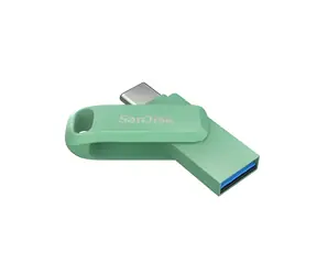 SanDisk Ultra Dual Drive Go 64GB zelená / Flash disk / USB-A + USB-C / čtení až 150 MB/s