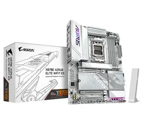 GIGABYTE X870E AORUS ELITE WIFI7 ICE / AMD X870E / DDR5 / M.2 PCIe 5.0 / Wi-Fi 7 / 2.5G LAN / AM5 / ATX