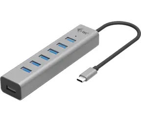 i-tec USB-C Metal Charging HUB 7 Port / USB hub / USB 3.2 / 7x USB-A / nabíjení 7,5 W