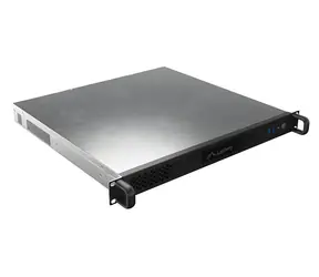 Lanberg SC01-4201-10B černá / Serverové šasi / 19" / 1U / ATX / Micro-ATX / Mini-ITX / SSI CEB