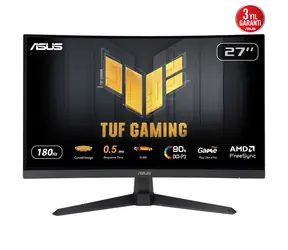 27" ASUS TUF Gaming VG27WQ3B černá / Monitor / Fast VA / QHD / 180 Hz / 1 ms / 2x HDMI + DP / Repro / VESA