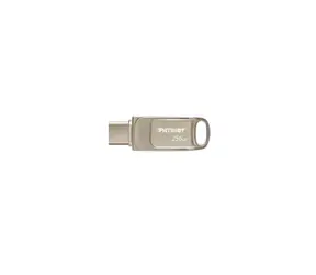 Patriot TAB T560 256GB stříbrná / Flash disk / USB-A + USB-C / USB 3.2 Gen 1 / čtení: 120 MB/s