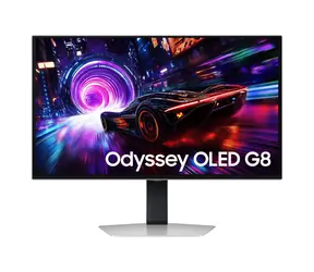 27" Samsung Odyssey OLED G8 LS27FG810SUXEN stříbrná / OLED / 3840x2160 / 240Hz / 0,03ms / 1000000:1 / 250cd-m2