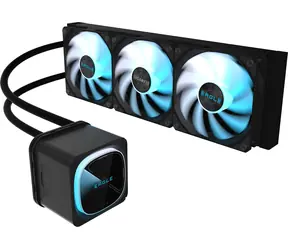 GIGABYTE EAGLE 360 černá / AIO vodní chladič CPU / 3x 120 mm ARGB / 2000 RPM / 37,6 dB / 82,31 CFM