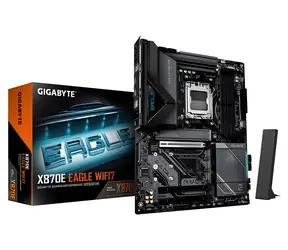 GIGABYTE X870E EAGLE WIFI7 / AMD X870E / DDR5 / SATA III RAID / USB4 / 5GLAN / M.2 / sc.AM5 / ATX