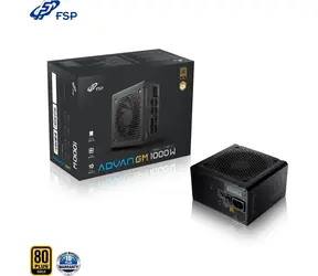 Fortron FSP ADVAN GM 1000W / Napájecí zdroj / ATX 3.1 / 1000 W / 80 PLUS Gold / Modulární kabeláž / 120 mm ventilátor