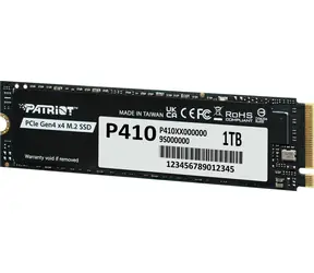 Patriot P410 1TB / SSD / M.2 2280 / PCIe Gen4 x4 / R: 5000MBps / W: 4500MBps / 5y