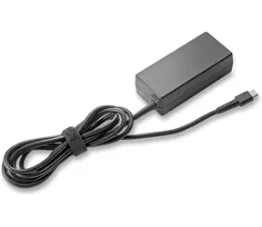 HP USB-C AC Adapter 45W EURO / Napájecí adaptér / USB-C / 45 W / černý