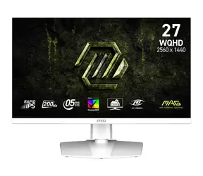 27" MSI MAG 274QRFW E20 bílá / Herní monitor / QHD / IPS / 200Hz / 0,5ms / HDMI+DP / VESA