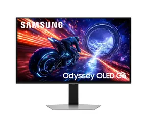 27" Samsung Odyssey OLED G6 G60SF stříbrná / Herní monitor / QHD / 500Hz / 0,03ms / HDMI + DP