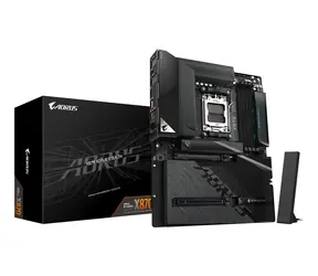 GIGABYTE X870 AORUS STEALTH / AMD X870 / DDR5 / SATA III RAID / USB4 / 5GLAN / M.2 / sc.AM5 / ATX