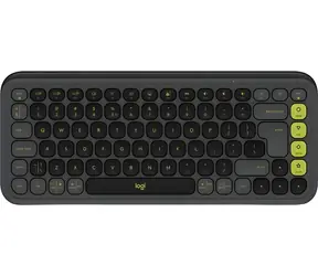 Logitech POP Icon Keys grafitová / Bezdrátová klávesnice / Bluetooth / US layout / membránová