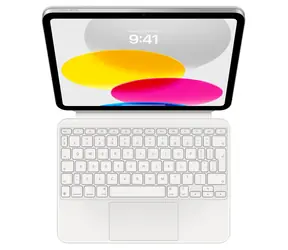 Apple Magic Keyboard Folio bílá / Pouzdro s klávesnicí / iPad 10. gen. / IE Layout