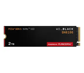 WD Black SN8100 2TB / M.2 SSD 2280 NVMe / PCIe Gen5 x4 / TLC / čtení: 14900 MB/s / zápis: 14000 MB/s / 5y