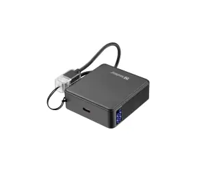 Sandberg Nano Powerbank 10000 černá / Powerbanka / 10 000 mAh / PD 20W / 2x USB-C