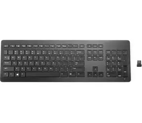 HP Wireless Premium Keyboard černá / Bezdrátová klávesnice