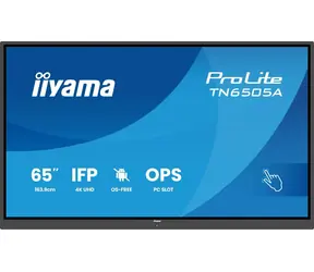 65" iiyama IFP OS-Free / Interaktivní panel / IPS / 3840 x 2160 / 16:9 / dotykový